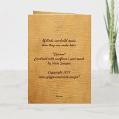 cyrano de kardinaalkaart kaart (Achterkant)