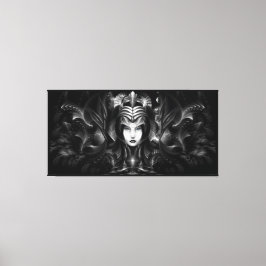 Cyria Queen of the Dark Realm Canvas Print
