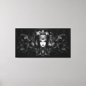 Cyria Queen of the Dark Realm Fractal Portret Canvas Afdruk (Voorkant)