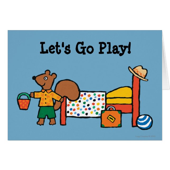 Cyril de eekhoorn op Vacatie (Voorkant Horizontaal)