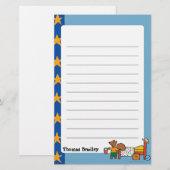 Cyril de eekhoorn op Vacatie Briefpapier (Voorkant / Achterkant)