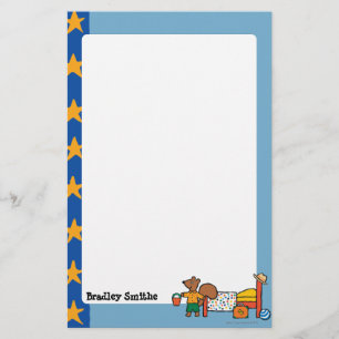 Cyril de eekhoorn op Vacatie Briefpapier