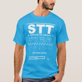 Cyril E. King Airport STT T-shirt (Voorkant)