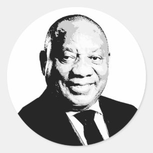 Cyril Ramaphosa Ronde Sticker