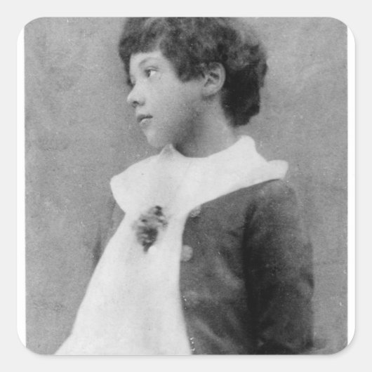 Cyril Wilde, c.1890 Vierkante Sticker (Voorkant)