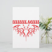 cyrillisch briefpapier (Staand voorkant)