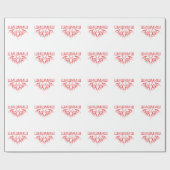 cyrillisch cadeaupapier (Vlak)