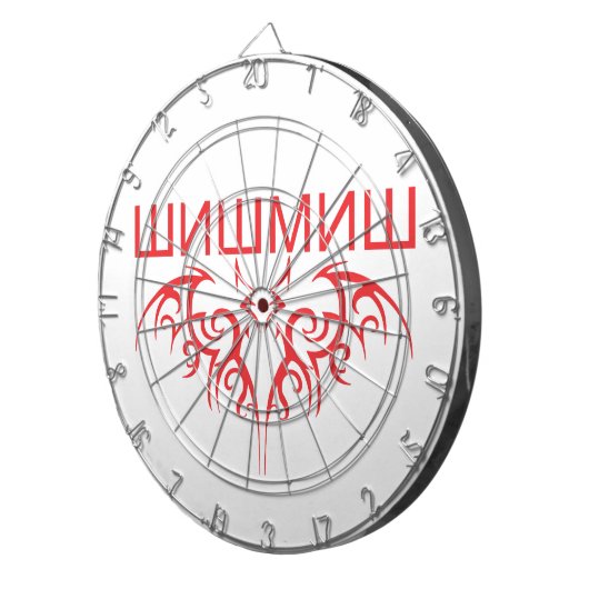 cyrillisch dartbord (Voorkant Rechts)