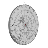 cyrillisch servisch zegel dartbord (Voorkant Links)