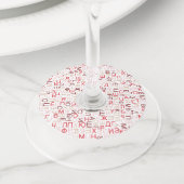 Cyrillisch Wijnglaslabel (Dichtbij)