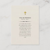 Cyrillus en Methodius Orthodox Christelijk Gebed K Plaatskaartje (Achterkant)