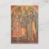 Cyrillus en Methodius Orthodox Christelijk Gebed K Plaatskaartje (Voorkant)
