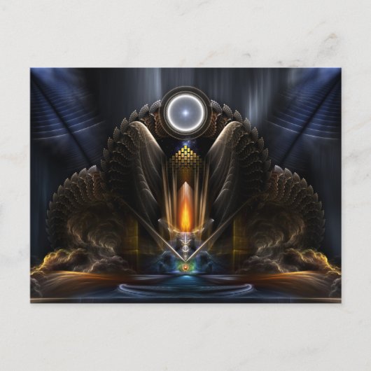 Cyritus, de tempel van de Orb van Karinos Briefkaart (Voorkant)