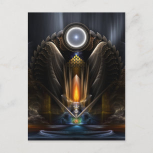 Cyritus, de tempel van de Orb van Karinos Briefkaart