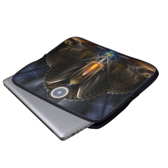 Cyritus, de tempel van de Orb van Karinos Laptop Sleeve (Voorkant onderkant)
