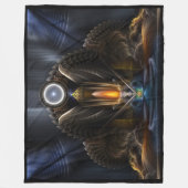 Cyritus, tempel van orb van Karinos Fleece Blanket Deken (Voorkant)