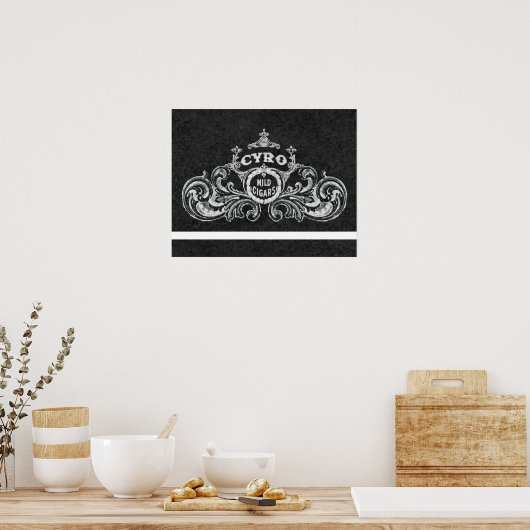 Cyro Mild Cigars  Tabak Label Poster (Keuken)