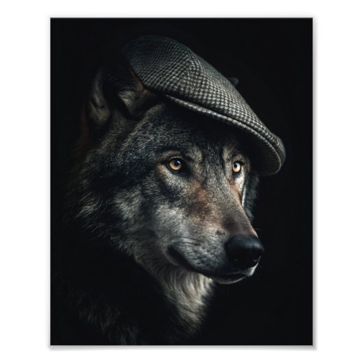 Cyrus "De Handhaver" Grey - Wolf Foto Afdruk (Voorkant)