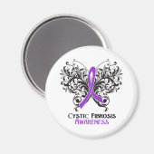 Cystic fibrosis Awareness Butterfly Magneet (Voorkant / Achterkant)