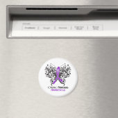 Cystic fibrosis Awareness Butterfly Magneet (Insitu (Vaatwasser))