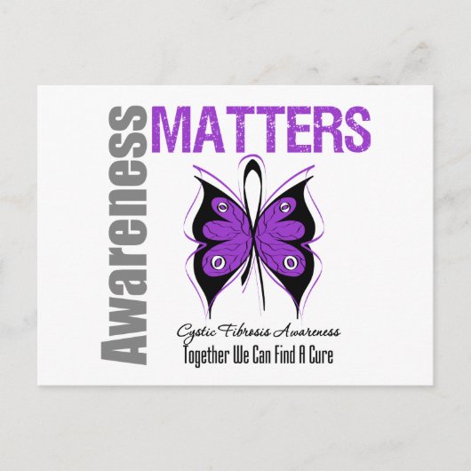 Cystic Fibrosis Awareness Matets Briefkaart (Voorkant)