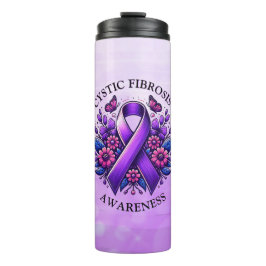 Cystic fibrosis Awareness Ribbon Thermosbeker