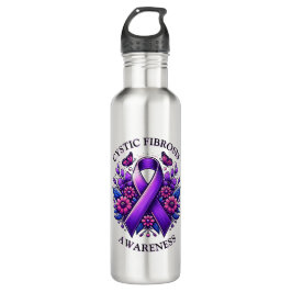 Cystic fibrosis Awareness Ribbon Waterfles