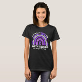Cystic Fibrosis Awareness Tee We Wear Purple CF Ra T-shirt (Voorkant volledig)