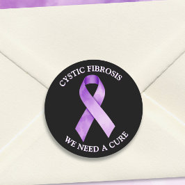 Cystic Fibrosis Awareness| We hebben genezing nodi Ronde Sticker