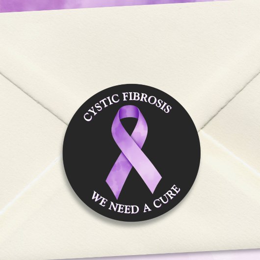 Cystic Fibrosis Awareness| We hebben genezing nodi Ronde Sticker