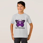 Cystic fibrosis Awareness with Butterfly T-shirt (Voorkant volledig)