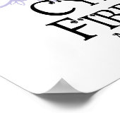 Cystic Fibrosis Butterfly Poster (Hoek)