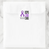 Cystic Fibrosis Hope Love Cure Ribbon Ronde Sticker (Tas)