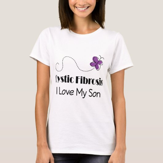 Cystic fibrosis I Love My Son T-shirt (Voorkant)