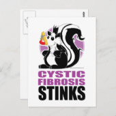 Cystic Fibrosis Stinks Briefkaart (Voorkant / Achterkant)