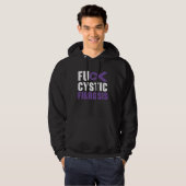 Cystic Fibrosis Warrior Cystic Fibrosis Awareness  Hoodie (Voorkant volledig)