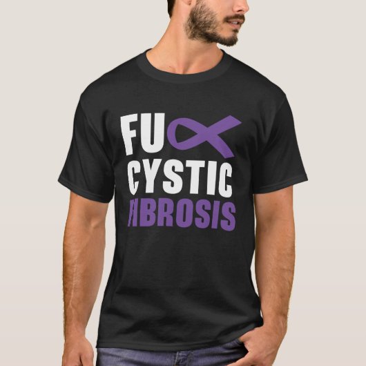Cystic Fibrosis Warrior Cystic Fibrosis Awareness  T-shirt (Voorkant)
