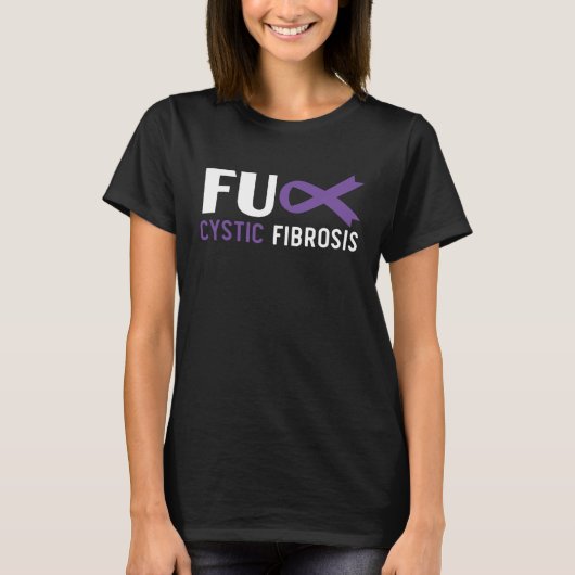 Cystic Fibrosis Warrior Cystic Fibrosis Awareness  T-shirt (Voorkant)