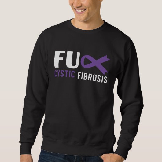 Cystic Fibrosis Warrior Cystic Fibrosis Awareness  Trui (Voorkant)