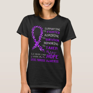 Cystic Fibrosis Warrior Ondersteunende Fighter T-shirt