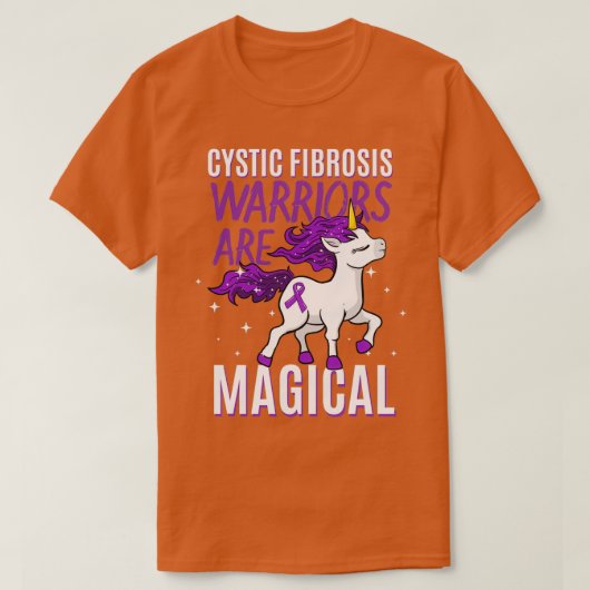 Cystic fibrosis warriors zijn Magisch T-shirt (Design voorkant)