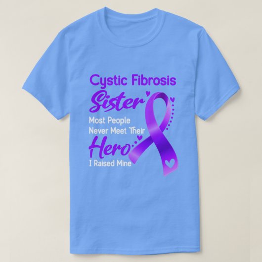 Cystic fibrosis zuster De meeste mensen ontmoeten  T-shirt (Design voorkant)