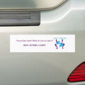 Cystinose Bumpersticker (Op auto)