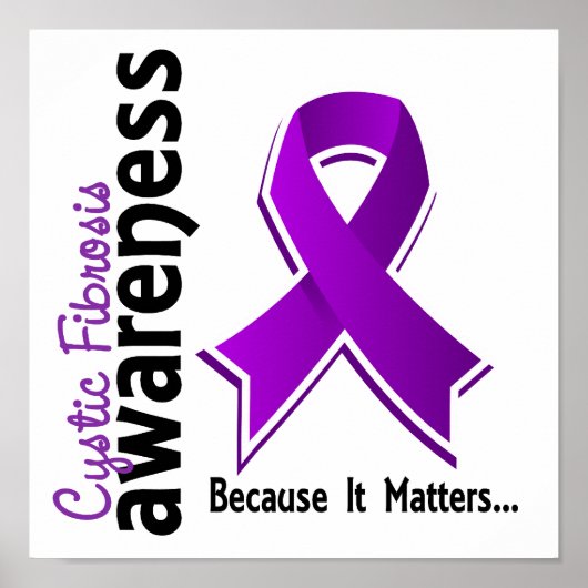 Cystische fibrose Bewustheid 5 Poster (Voorkant)