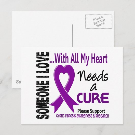 Cystische fibrose heeft een Cure 3 nodig Briefkaart (Voorkant / Achterkant)