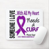 Cystische fibrose heeft een Cure 3 nodig Muismat (Met muis)