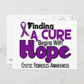 Cystische fibrose HOPE 5 Briefkaart (Voorkant / Achterkant)