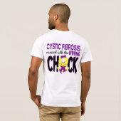 Cystische fibrose met de verkeerde meid t-shirt (Achterkant volledig)