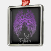 Cystische fibrose metalen ornament (Links)