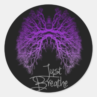 Cystische fibrose ronde sticker